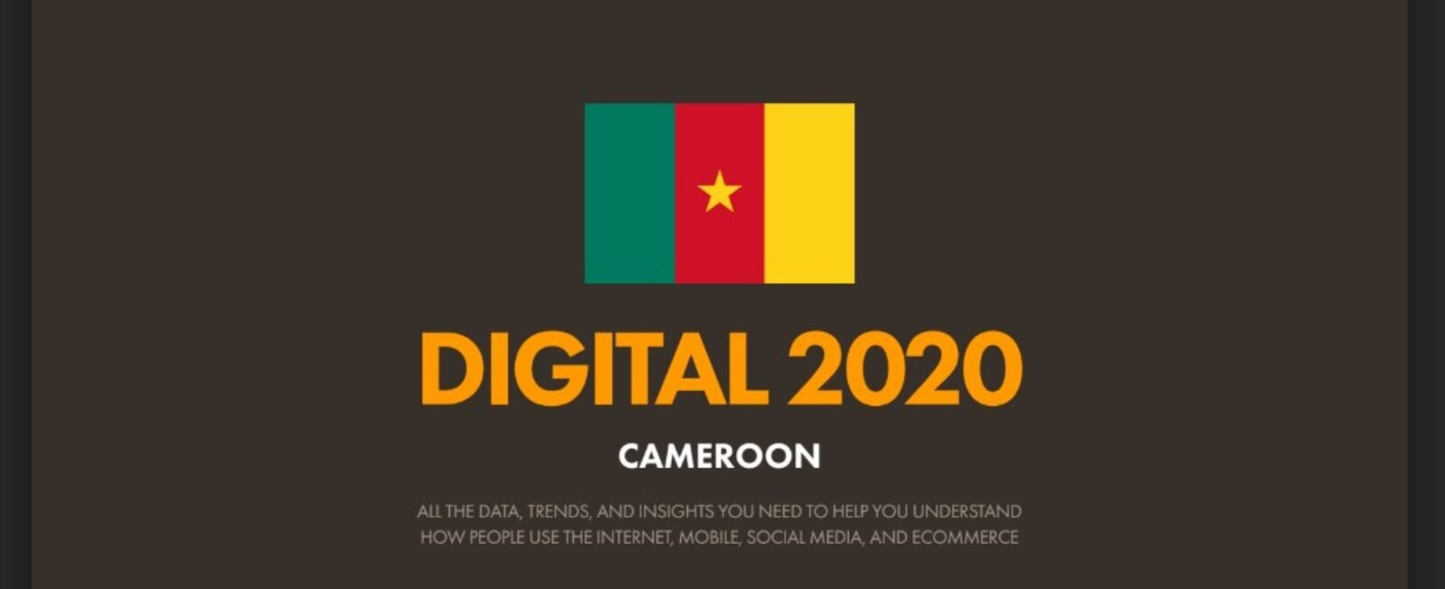 Rapport Digital 2020 pour le Cameroun, près de 8 millions d’internautes dont 50% sont sur les réseaux sociaux!