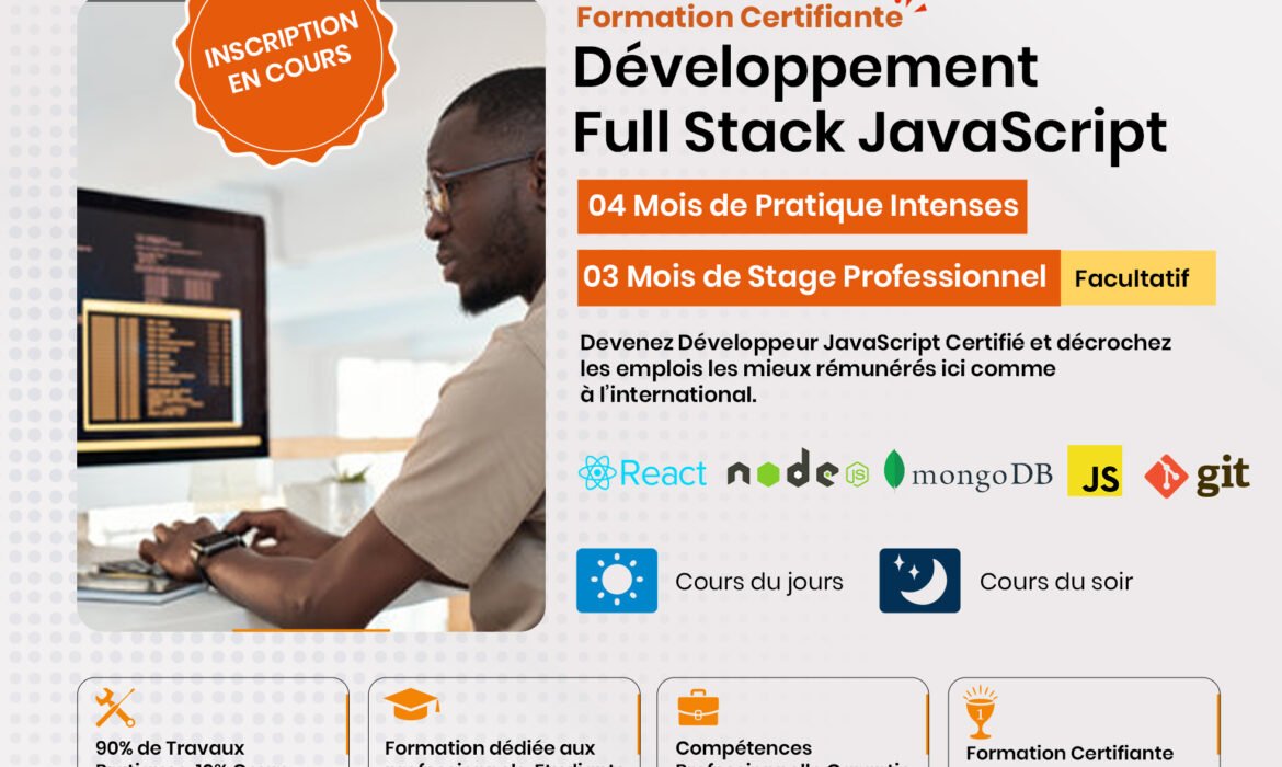 Les Meilleures Écoles pour une Formation en Développement Web Full Stack Javascript au Cameroun