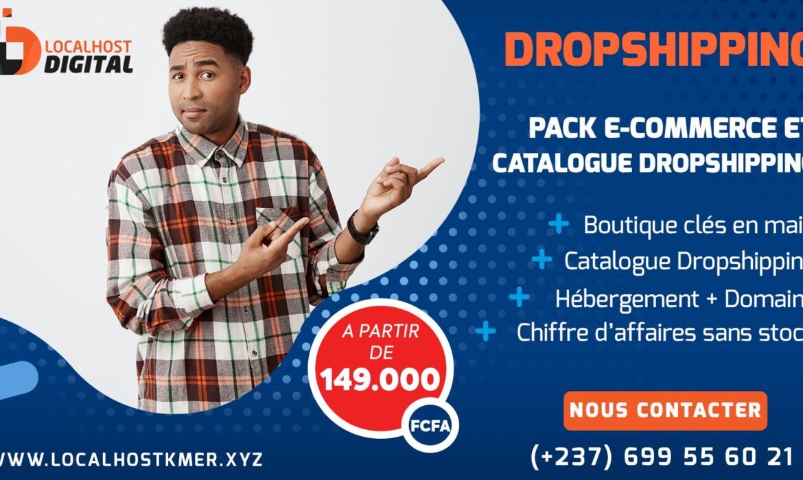 Boutique clé-en-main spéciale drop shipping par LocalHost Digital