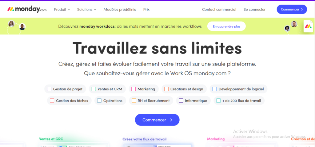 Monday.com dans le classement des meilleures logiciels de gestion d'entreprise en 2021