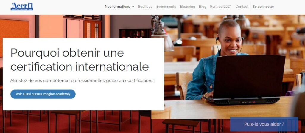 Obtenir une certification en informatique avec Acerfi