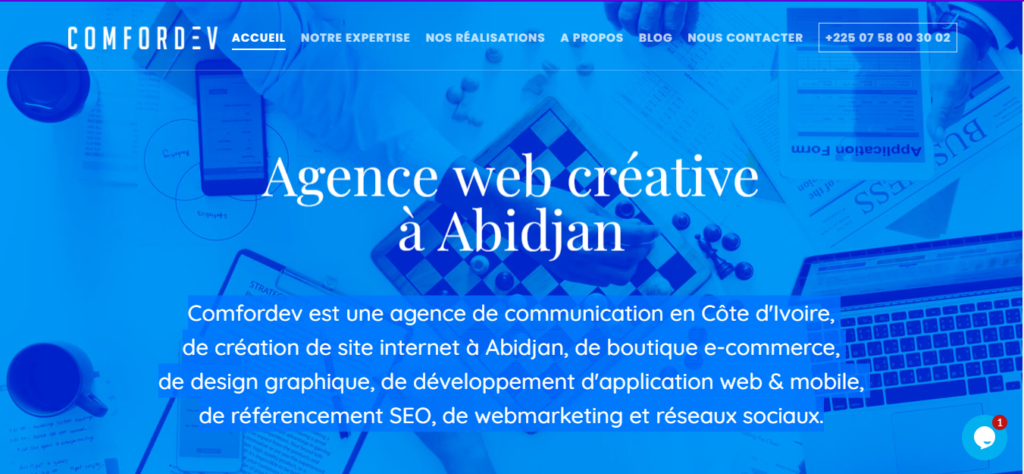 COMFORDEV, agence SEO et marketing digital en Côte d’Ivoire