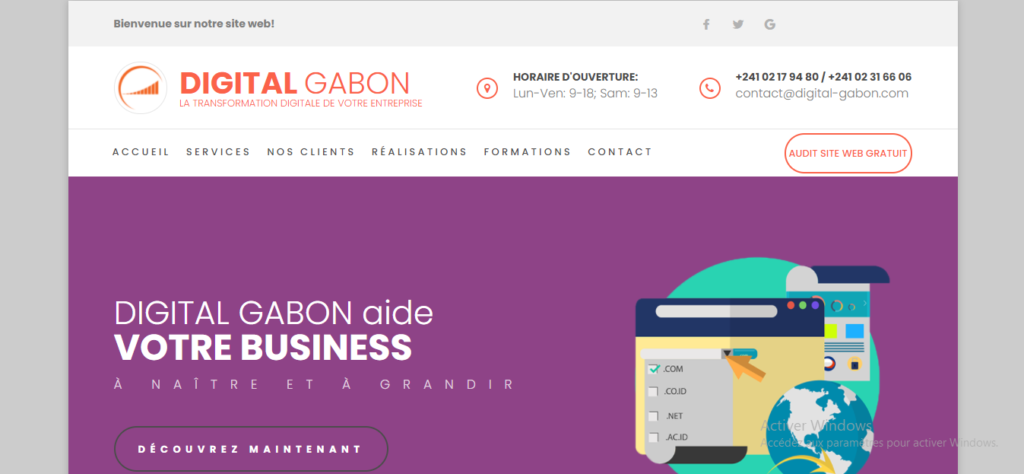 Agence de transformation digitale au Gabon: Digital Gabon
